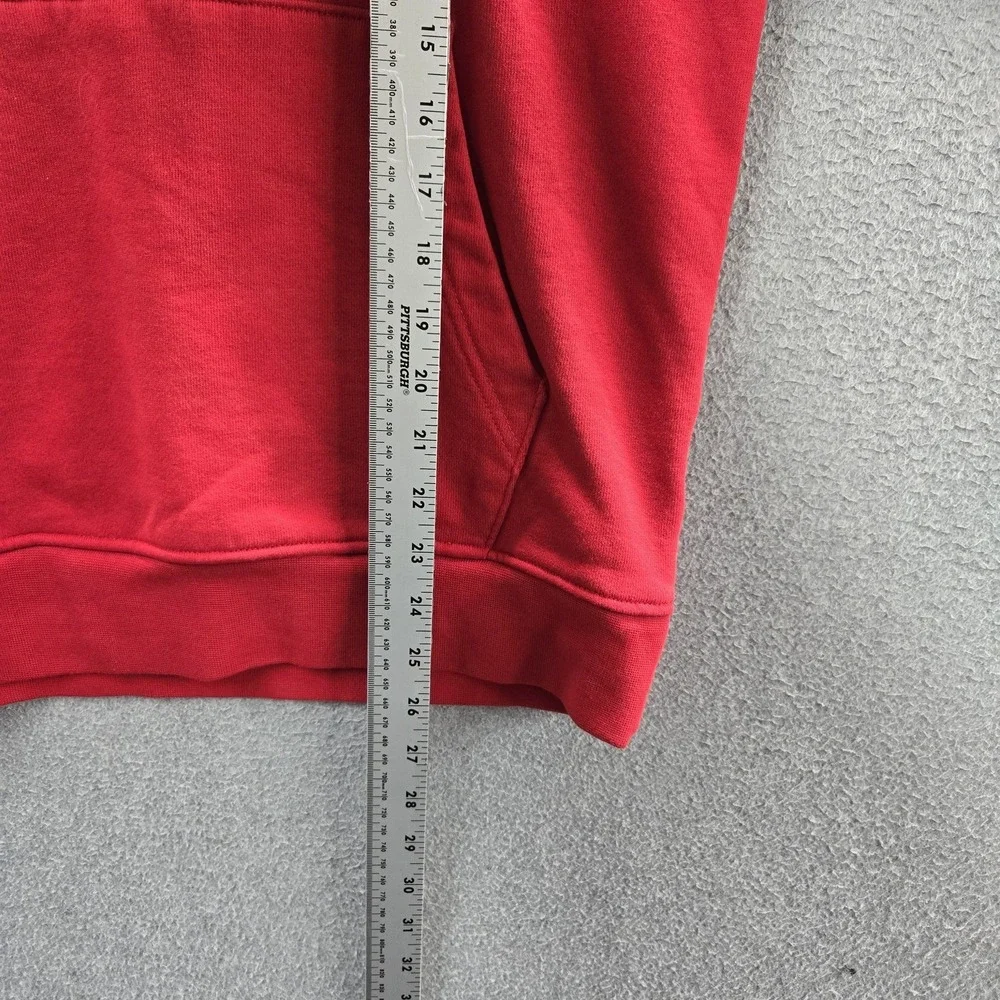Jordan Men Hoodie S‎ Red Fleece Jumpman Logo Activewear Long Sleeve